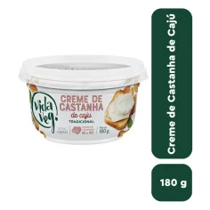 Creme de Castanha de Caju Tradicional VIDA VEG 180g
