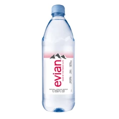 Água Mineral Natural Sem Gás EVIAN 1l