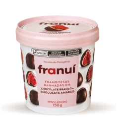 Framboesas Banhadas Chocolate Amargo FRANUÍ 150g