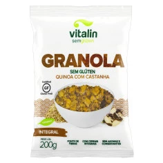 Granola com Quinoa e Castanha sem Glúten VITALIN 200g