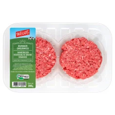 Hambúrguer Orgânico Sem Tempero WESSEL 300g