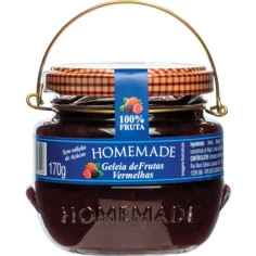 Geleia de Frutas Vermelhas HOMAMEDE 170g 