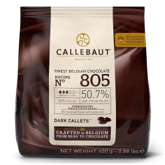 Chocolate em Gotas Amargo Nº805 CALLEBAUT 400g