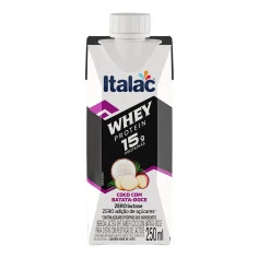 Bebida Láctea Protéica Coco com Batata-Doce ITALAC 250ml