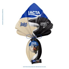 Ovo de Páscoa Laka e Diamante Negro LACTA 494g