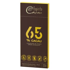 Chocolate 65% Cacau ESPÍRITO CACAU 80g