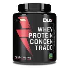 Whey Protein Concentrado Sabor Bauinilha - DUX NUTRITION 450g 