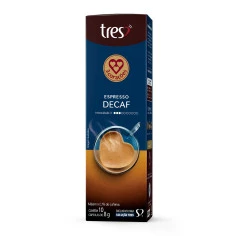 Cafe Espresso Descafeinado Cápsulas - TRES 