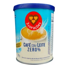 Café Com Leite Zero - 3 CORAÇÕES 200g