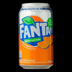Refrigerante Laranja Zero Adição de Açúcar Fanta Lata 350ml