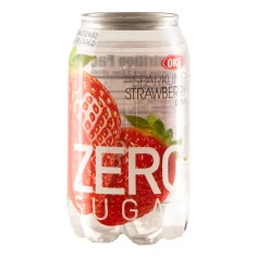 Refrigerante Coreano de Morango Sem Açúcar OKF 350ml