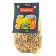Macarrão Dinossauros Bambini PAGANINI 300g