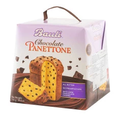 Panetone com Pedaços de Chocolate Amargo BAULI 750g