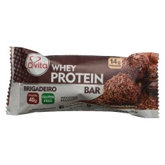 Barrinha Proteína de Brigadeiro Q-VITA 40g