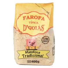Farofa de Mandioca Tradicional TÍPICA D'GOIAS 400g