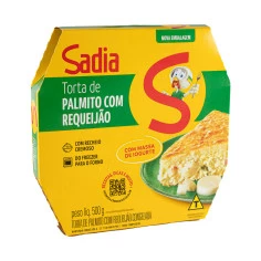 Torta Palmito Catupiry Massa de Iorgute SADIA 500g