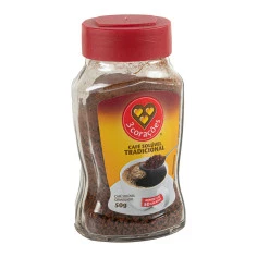 Café Solúvel Tradicional Vidro 3 CORAÇÕES 50g