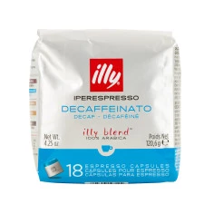 Café descafeinado 18 cápsulas Blend ILLY 120,6g