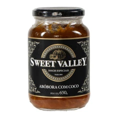  Doce de Abóbora Cremoso com Coco SWEET VALLEY 650g