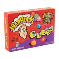 Balas Sour Chewy Cubes Jelly Beans WARHEADS 113g