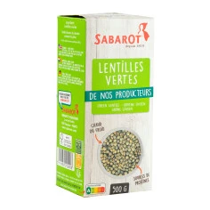Lentilha Verde Du Puy SABAROT 500g
