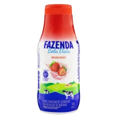 Iogurte semidesnatado de Morango FAZENDA BELA VISTA 500g