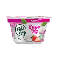 Iogurte Grego de Morango VIDA VEG 500g