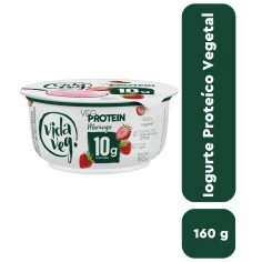 Iogurte Veg Protein Morango VIDA VEG 160g