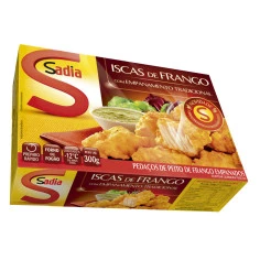 ISCAS DE FRANGO EMPANADAS SADIA 300G