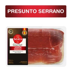 Presunto Jamón Serrano Fatiado Gourmet SEARA 80g