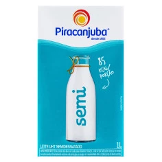 Leite Semidesnatado PIRACANJUBA 1l