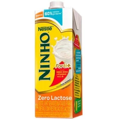Leite Semi Desnatado Ninho Zero Lactose 1 Litro