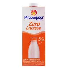 Leite Semidesnatado Zero Lactose PIRACANJUBA 1l
