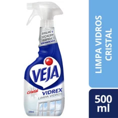 Limpador para Vidros Vidrex Cristal Aparelho VEJA 500ml
