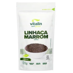 Linhaça marrom em grãos sem glúten VITALIN 120g