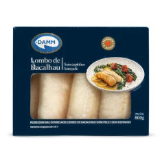 Lombo de Bacalhau congelado DAMM 800g