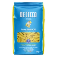 Macarrão Italiano de Grano Duro Pene Rigate N 41 DE CECCO 500g