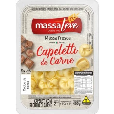 Massa Capeletti de Carne MASSA LEVE 400g