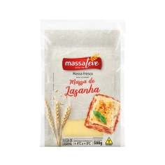 Massa Fresca para Lasanha MASSA LEVE 500g