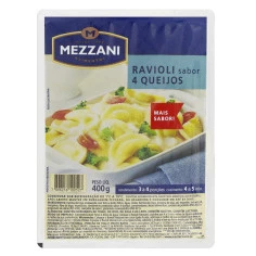 Massa Fresca Ravióli Quatro Queijos MEZZANI 400g