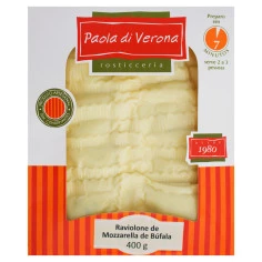 Massa Fresca Ravióli de Mussarela de Búfala PAOLA DI VERONA 500g