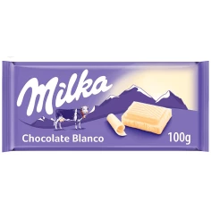 CHOC MILKA WHITE 100G