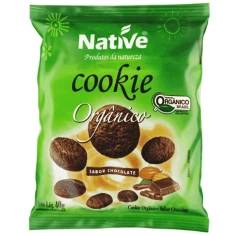 Minis cookies orgânicos sabor chocolate NATIVE 40g