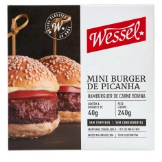 MINI HAMB PICANHA WESSEL 240G