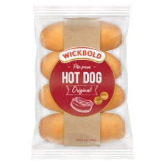 PAO HOT DOG WICKBOLD C 4UN 200G