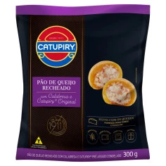 Pão de queijo recheado com calabresa e catupiry original CATUPIRY 300g