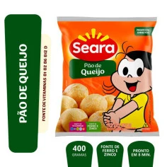 Pão de queijo turma da Mônica SEARA 400g
