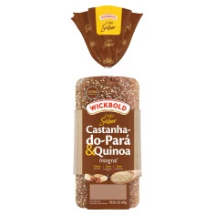 PAO WICKBOLD CASTANHA E QUINOA 350G