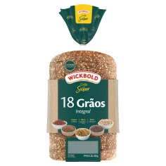 Pão de Forma Grão Sabor 18 Grãos WICKBOLD 500g