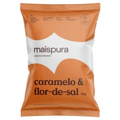 Pipoca Caramelo Flor de Sal MAIS PURA 100g 